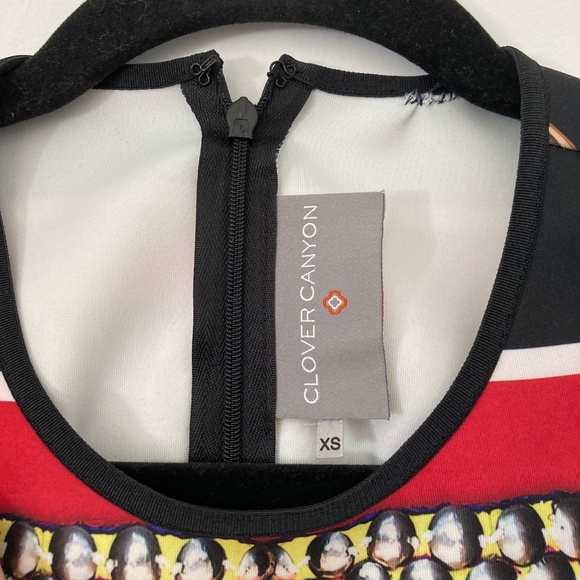 Clover Canyon bodycone printed dress - Picture 2 of 3